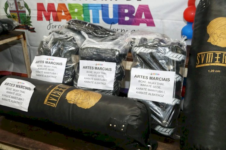 Prefeitura de Marituba fortalece esporte com entrega de materiais e atividades esportivas